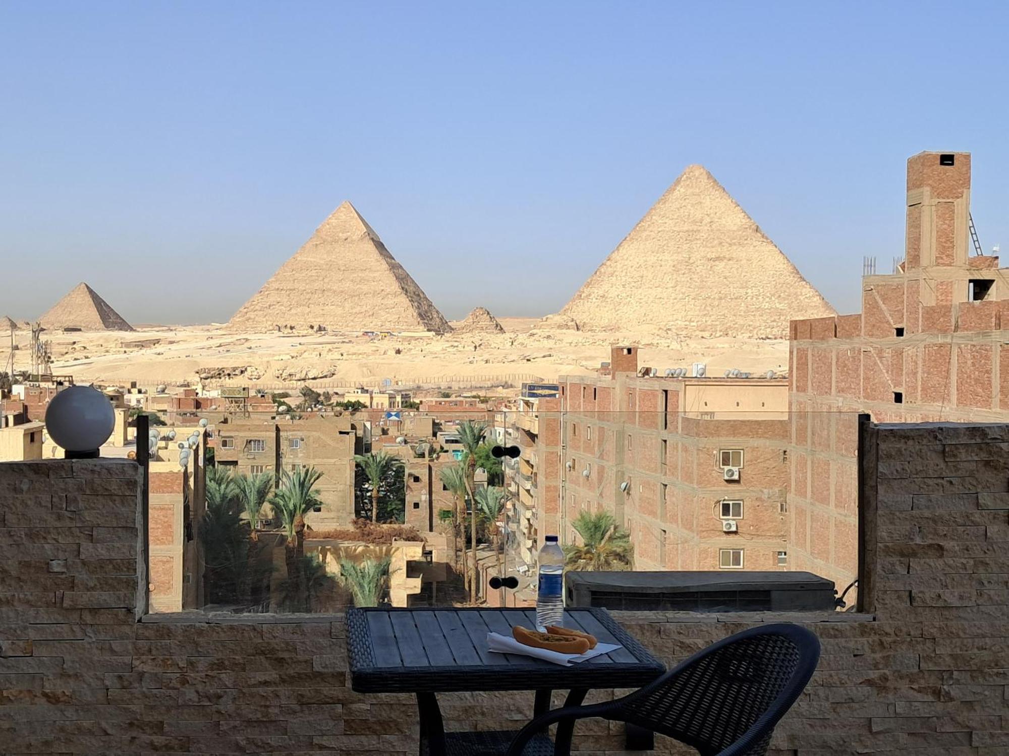 Piramide De Giza View Inn Kafret el-Gabal エクステリア 写真