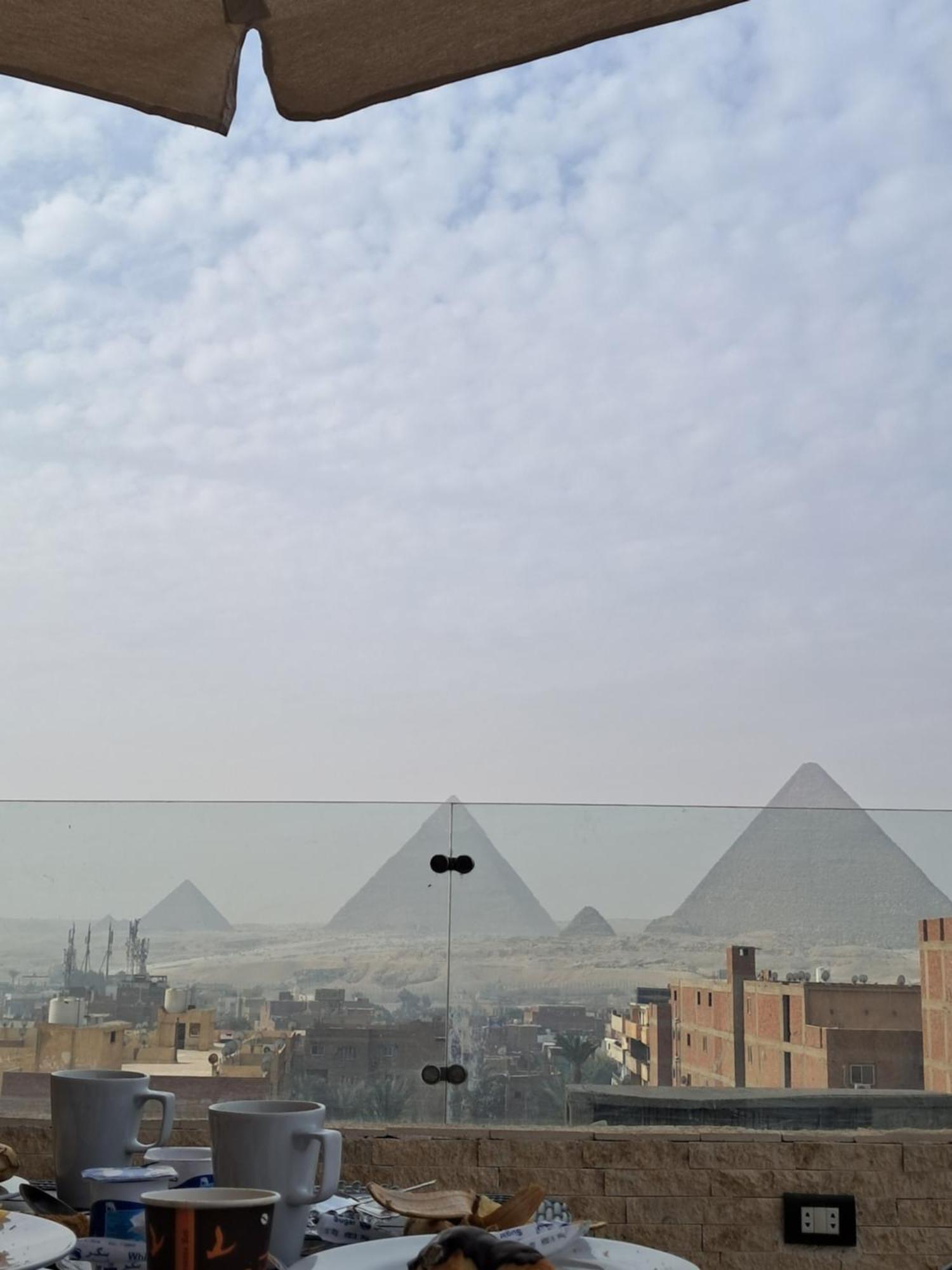 Piramide De Giza View Inn Kafret el-Gabal エクステリア 写真