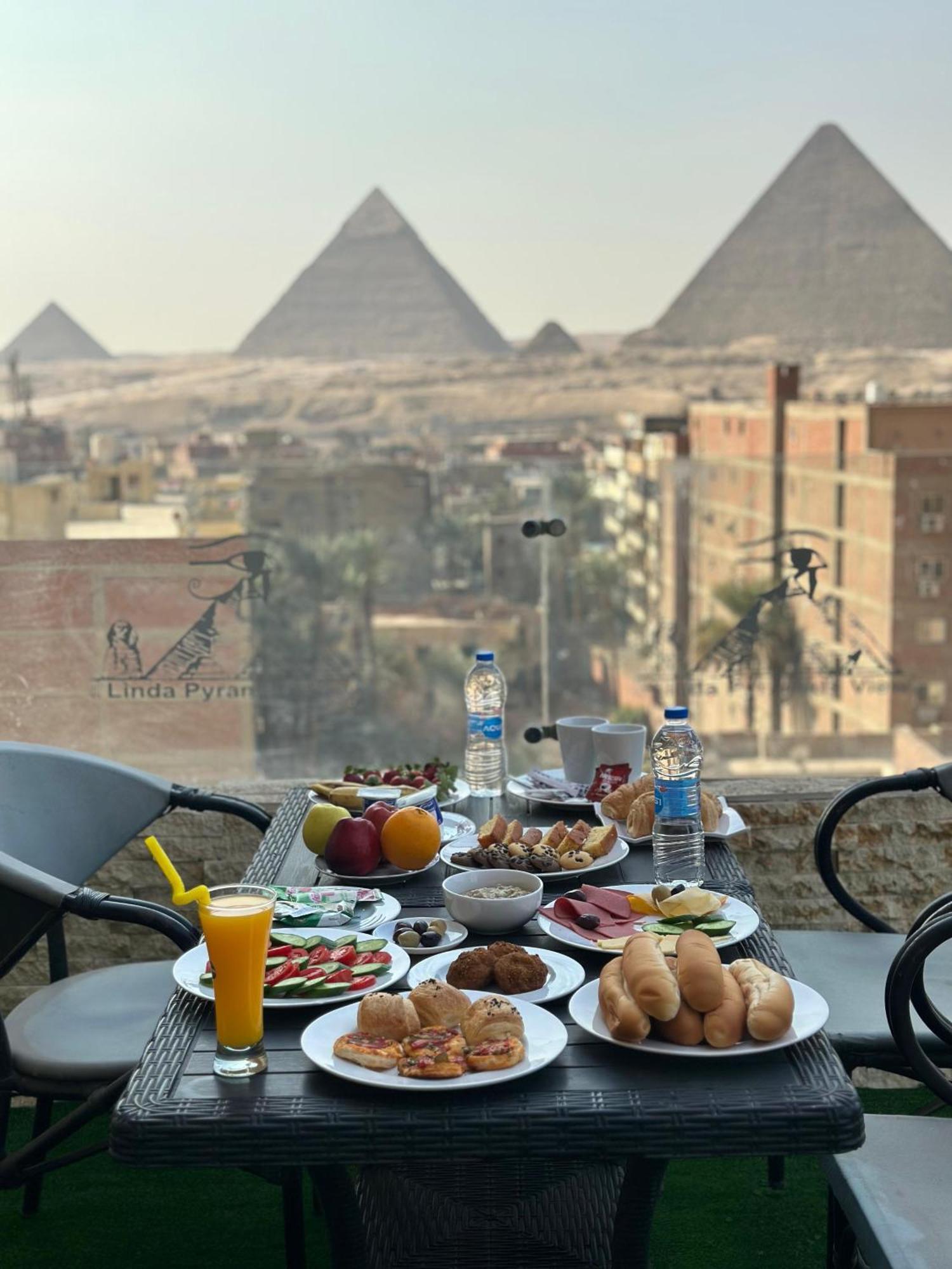 Piramide De Giza View Inn Kafret el-Gabal エクステリア 写真
