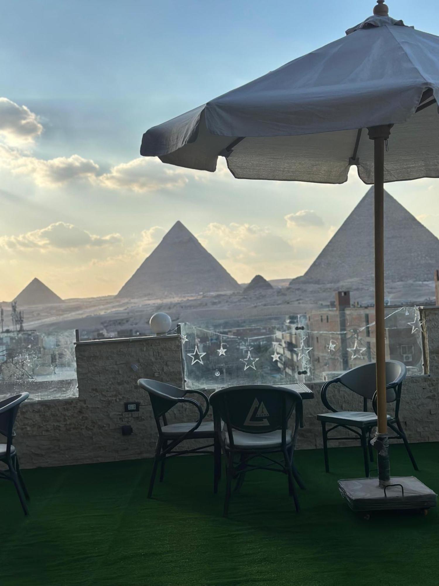 Piramide De Giza View Inn Kafret el-Gabal エクステリア 写真