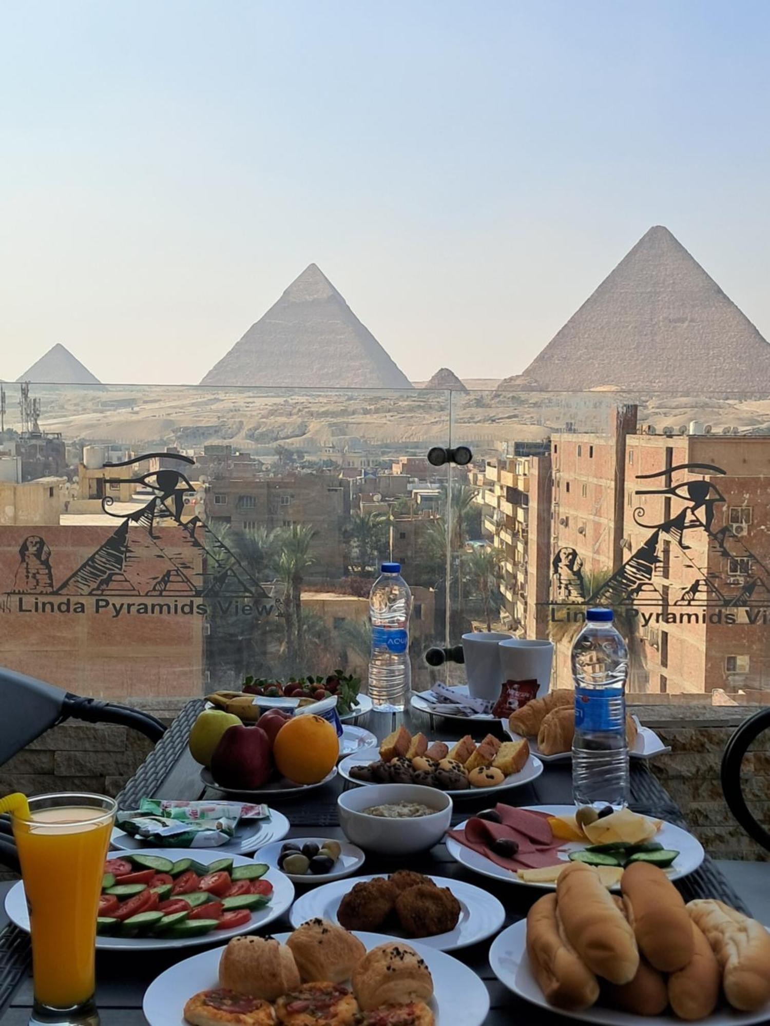 Piramide De Giza View Inn Kafret el-Gabal エクステリア 写真